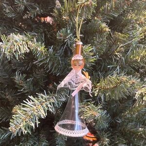 Vintage Bride Christmas Ornament Made in Italy